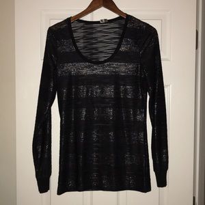 BKE shear shirt black